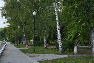 Embankment by the Volga River. Ulyanovsk Region. Sengiley city. Nature.