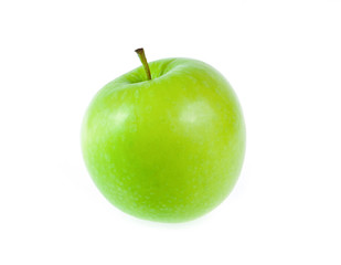 green apple isolated on white
