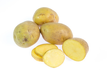 potato isolated on white background
