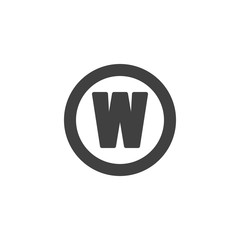 Wet cleaning, wash machine signvector icon. filled flat sign for mobile concept and web design. Laundromat instruction glyph icon. Laundry symbol, logo illustration. Vector graphics