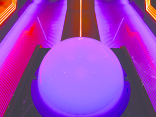 neon arcade game