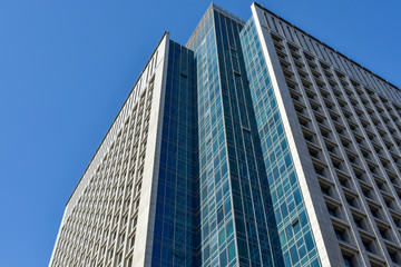 Modern urban architecture, Baotou, Inner Mongolia, China