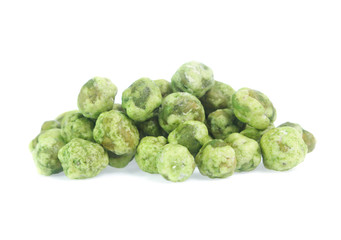 dry peas isolated on a white background