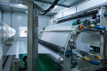 Automobile glass intermediate film production line
