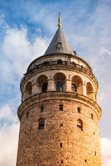 Galata Tower from ancient  times in Istanbul