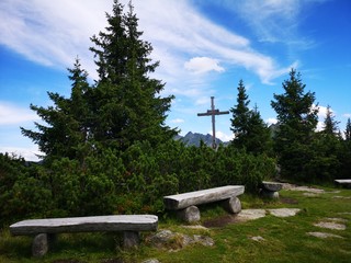 Planai Gipfel Gipfelkreuz