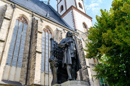 Johann Sebastian Bach Denkmal vor der Thomaskirche