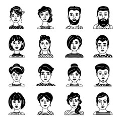 Human Character Icons Pack