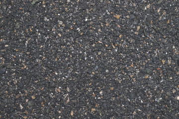 Closeup of asphalt ground of car parking area.