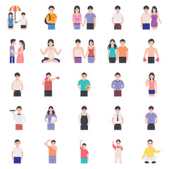 People Activities Icons Pack 