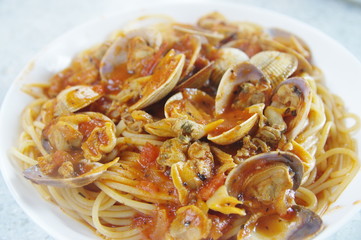 pates aux coques et palourdes