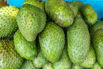 Annona muricata soursop fruit for sale in Philippines market