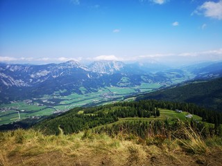Fototapeta premium Hauser Kaibling, Steiermark Schladming Haus