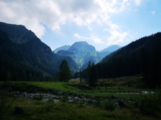 Fototapeta na wymiar Alpen Gebirge Ennstal
