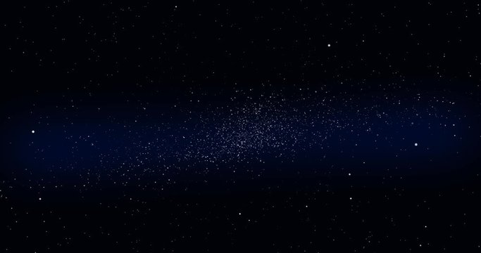 Space background. Camera is flying through the nebula. The stars are everywhere around. seamless loop, 4k, 3d reder