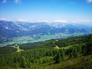 Fototapeta premium Alpen Gebirge Ennstal