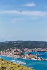 Trogir, Croatia. Aerial overview