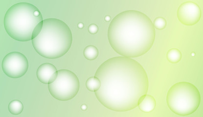 Abstract illustration with blurred drops. For flyer, brochure, booklet and websites design Bright Gradient Color Vector illustration.