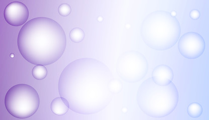 Background with bubbles. Design for your header page, ad, poster, banner. Pastel Gradient Color Vector illustration.