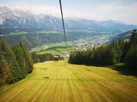 Schipiste im Sommer - Wiese