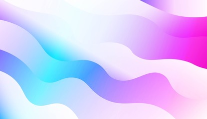 Geometric Pattern With Lines, Wave. For Your Design Ad, Banner, Cover Page. Vector Illustration with Color Gradient.