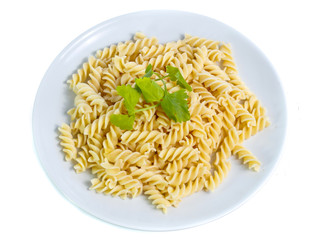 pasta isolated on white