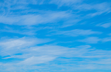 blue sky with blurry cloud