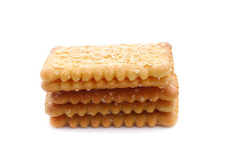 Cracker isolated on white
