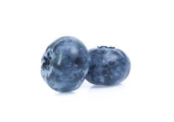 blueberries isolated on white background