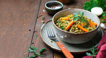 Carrot and Mung Bean Appetizer, Tasty Vegetarian Food