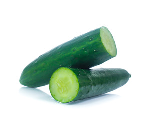 cucumber isolated on white background