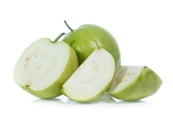 Guava isolated on white background