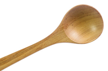 Wooden Spoon isolated on white background