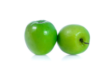 Jujube isolated on white background