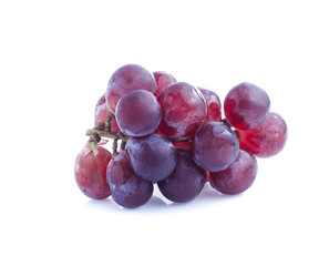 red grape isolated on white background
