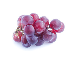 red grape isolated on white background