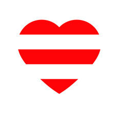 heart icon vector. Symbol of love icon