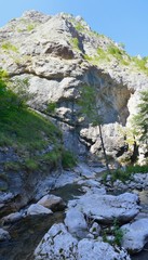 Fototapeta na wymiar Ramet canyon from the Apuseni mountains - Romania