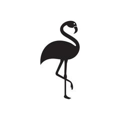 Flamingo logo template vector