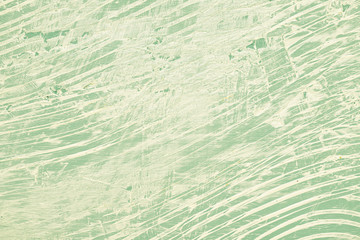 Naklejka premium Messy green painted wall
