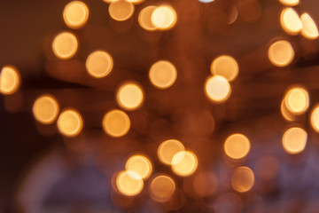 Abstract background for elegant christmas backdrop .Christmas festivals and happy new year on blurred golden bokeh .