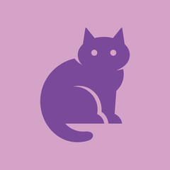 Cat logo. Icon design. Template elements