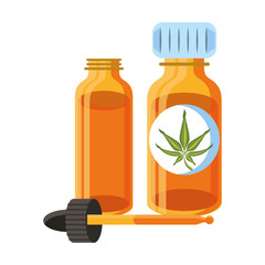 cannabis martihuana sativa hemp cartoon