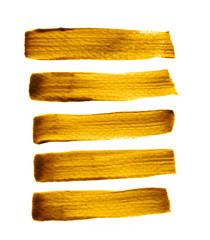 Abstract hand drawn gold glittering textured with watercolor.It is wet texture background with...