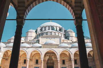 Suleymaniye Mosque, the mosque of Suleyman the Magnificent in Istanbul made by Master Sinan