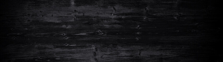 alte schwarze dunkle rustikale Holztextur - Holz Hintergrund Banner lang