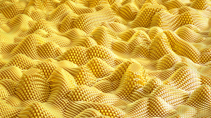 Abstract geometry background. 3d illustration, 3d rendering.