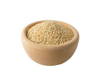 Quinoa Seeds Background or Chenopodium Quinoa Isolated