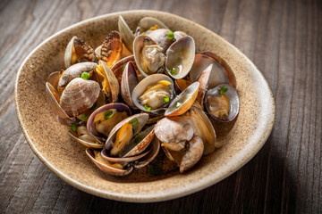 あさりの酒蒸し