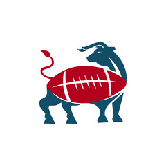 American Football Sport Logo Template Design Emblem